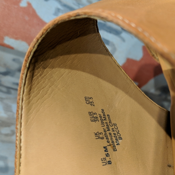 Franco Sarto Bocce Cognac Tan Heels - Picture 4 of 6